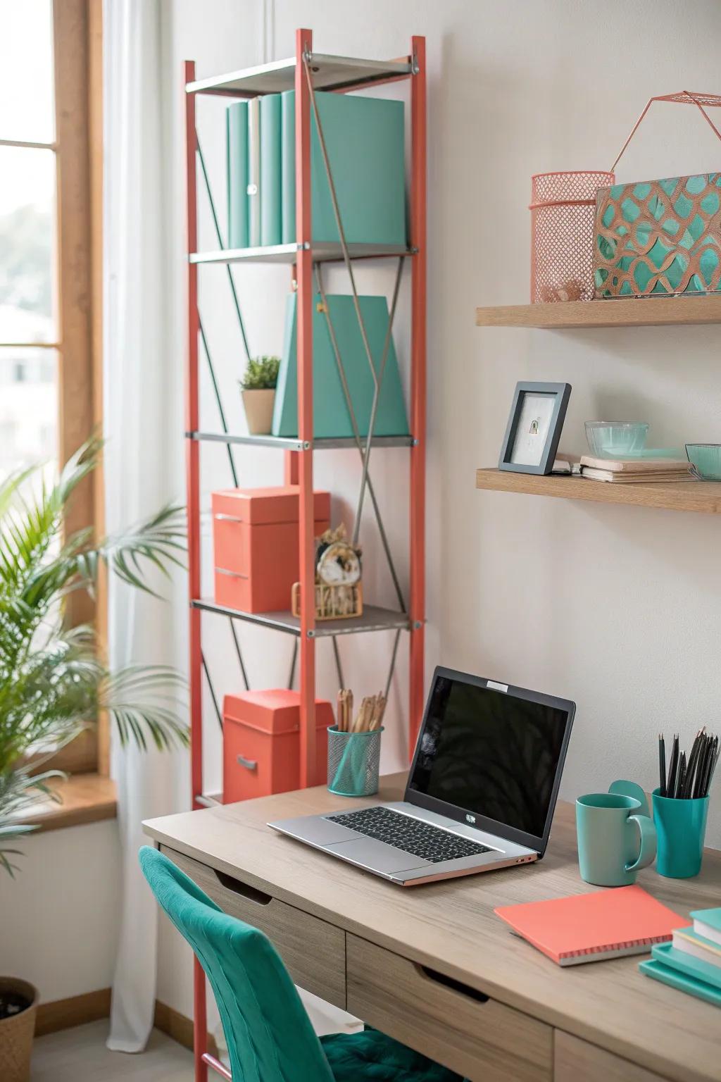 Elevate your storage game and declutter with vertical solutions.