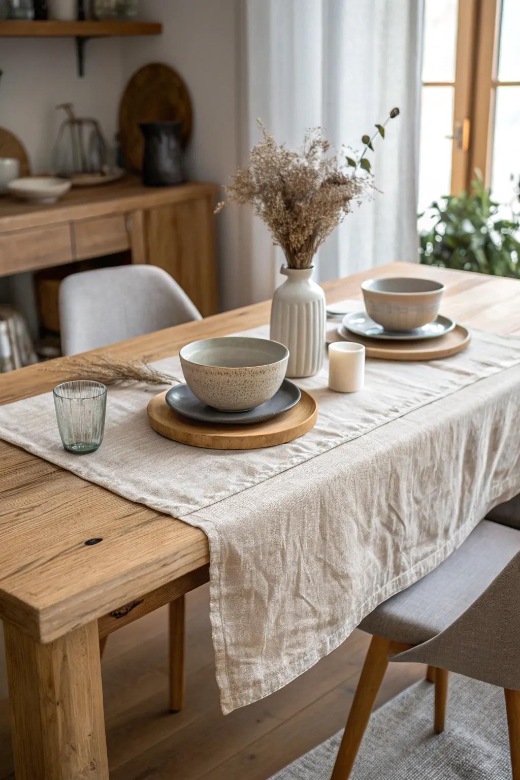 Textural contrasts bring a dynamic element to minimalist design.