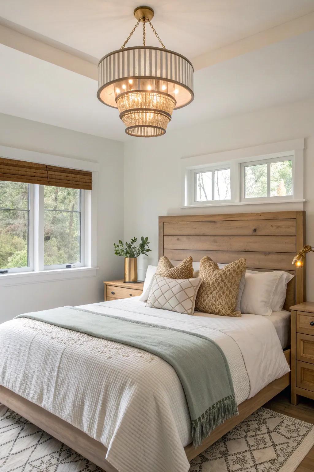 Accent lighting sets the mood for relaxation and reflection. 💡 #LightingDesign #BedroomDecor