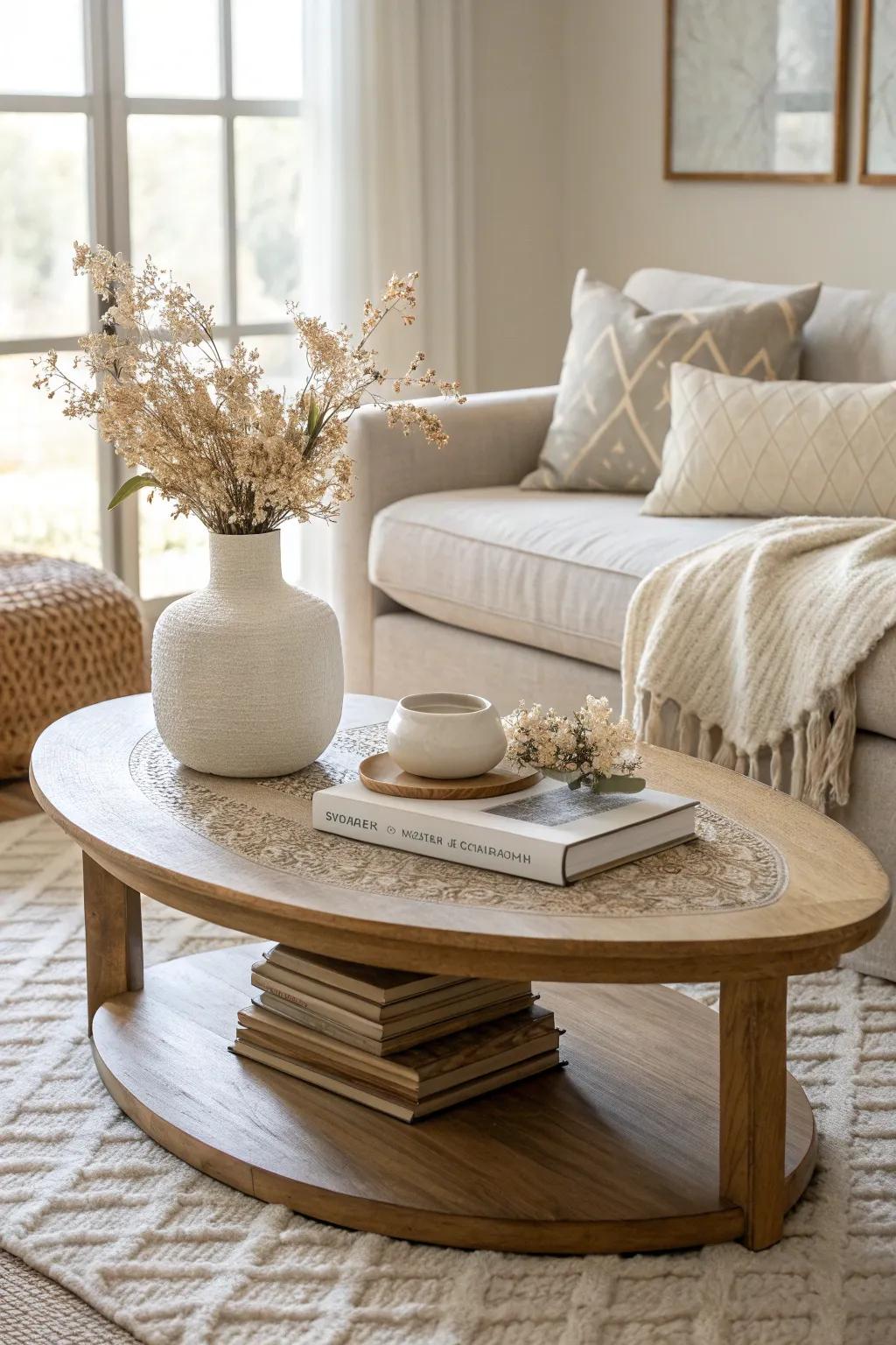 Craft a peaceful environment with a neutral palette that soothes the senses.
