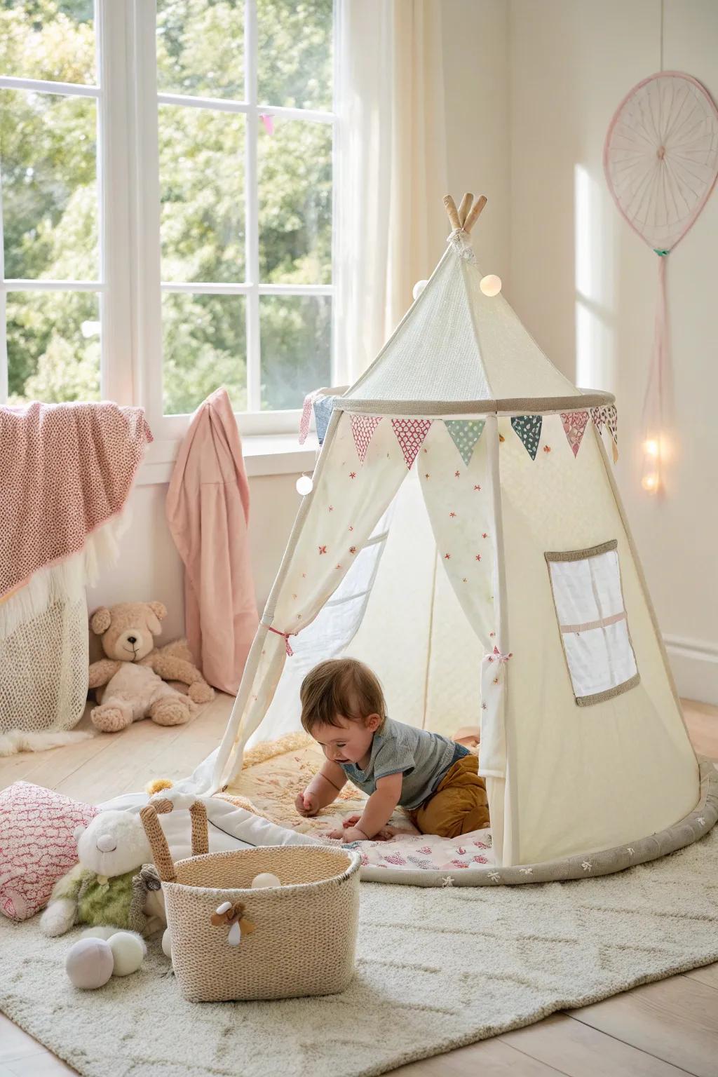 Enjoy the ease of a portable playpen that's ready for adventures both indoors and out! 🌞 #OnTheGo #FamilyTravel