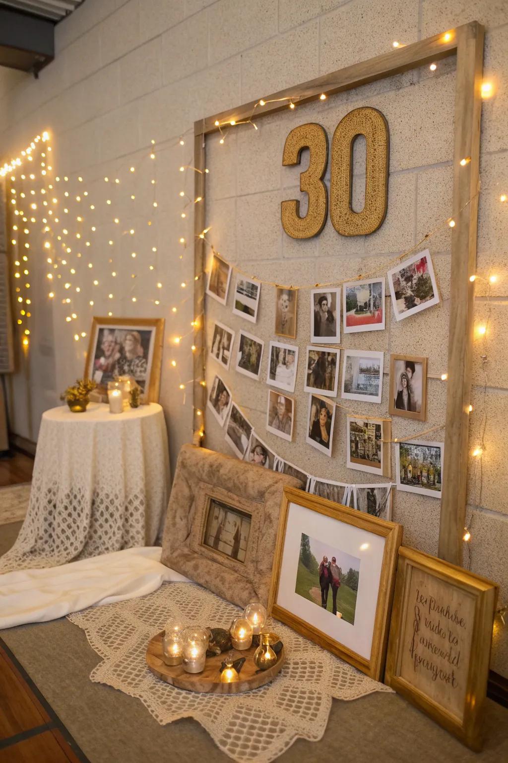 Walk down memory lane with a photo display that celebrates each cherished moment. 📸 #PhotoDisplay #Memories