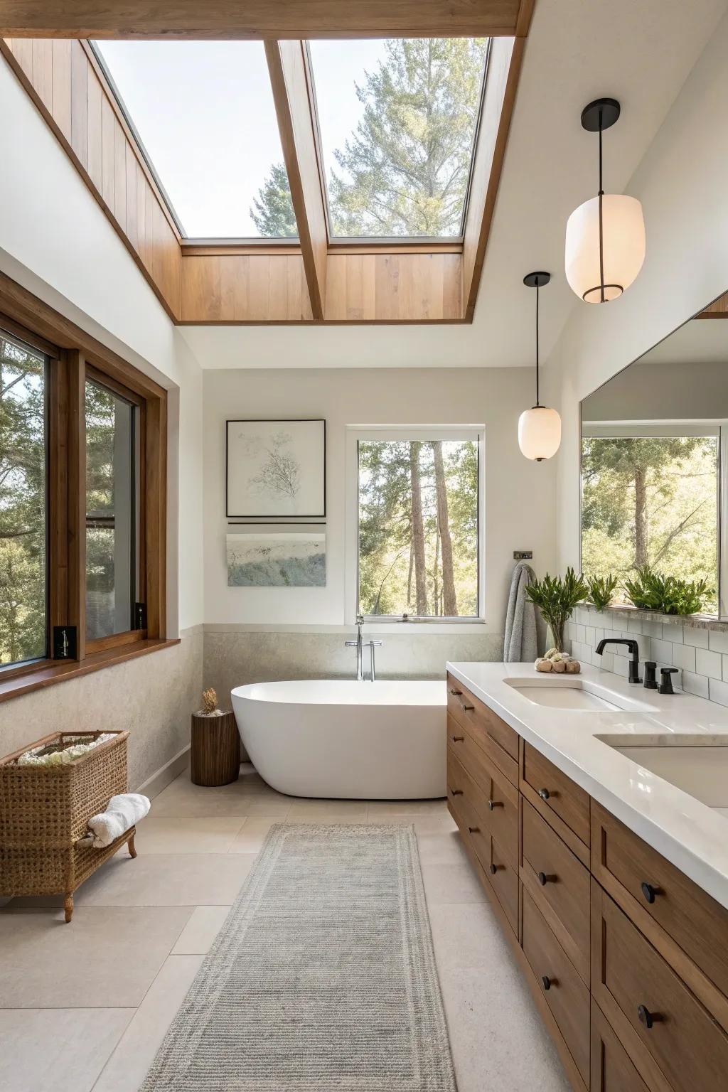 Embrace simplicity with a minimalist drywall soffit.