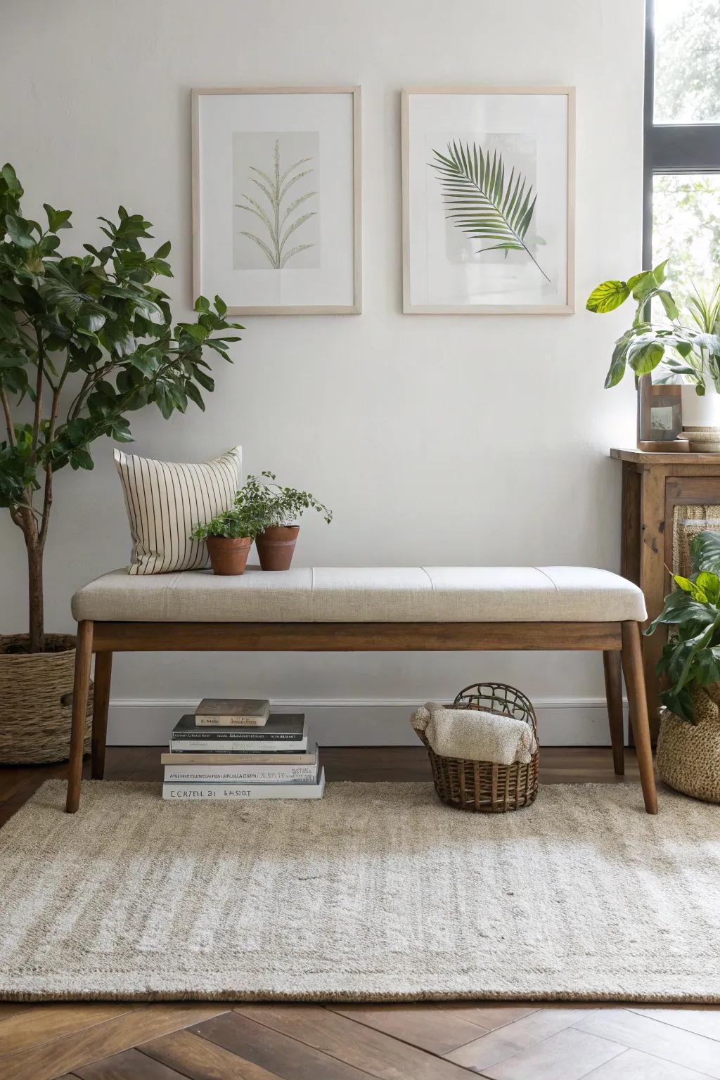 Elevate your space with bench seating that offers style and practicality.