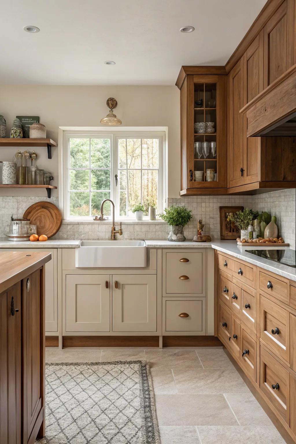 Keep it clean and clutter-free with smart hidden storage solutions. #HiddenStorage #TidyKitchens