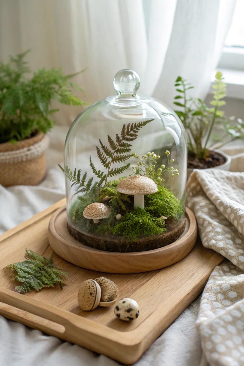 Bring a piece of the forest indoors with a mushroom terrarium that’s both beautiful and easy to maintain.