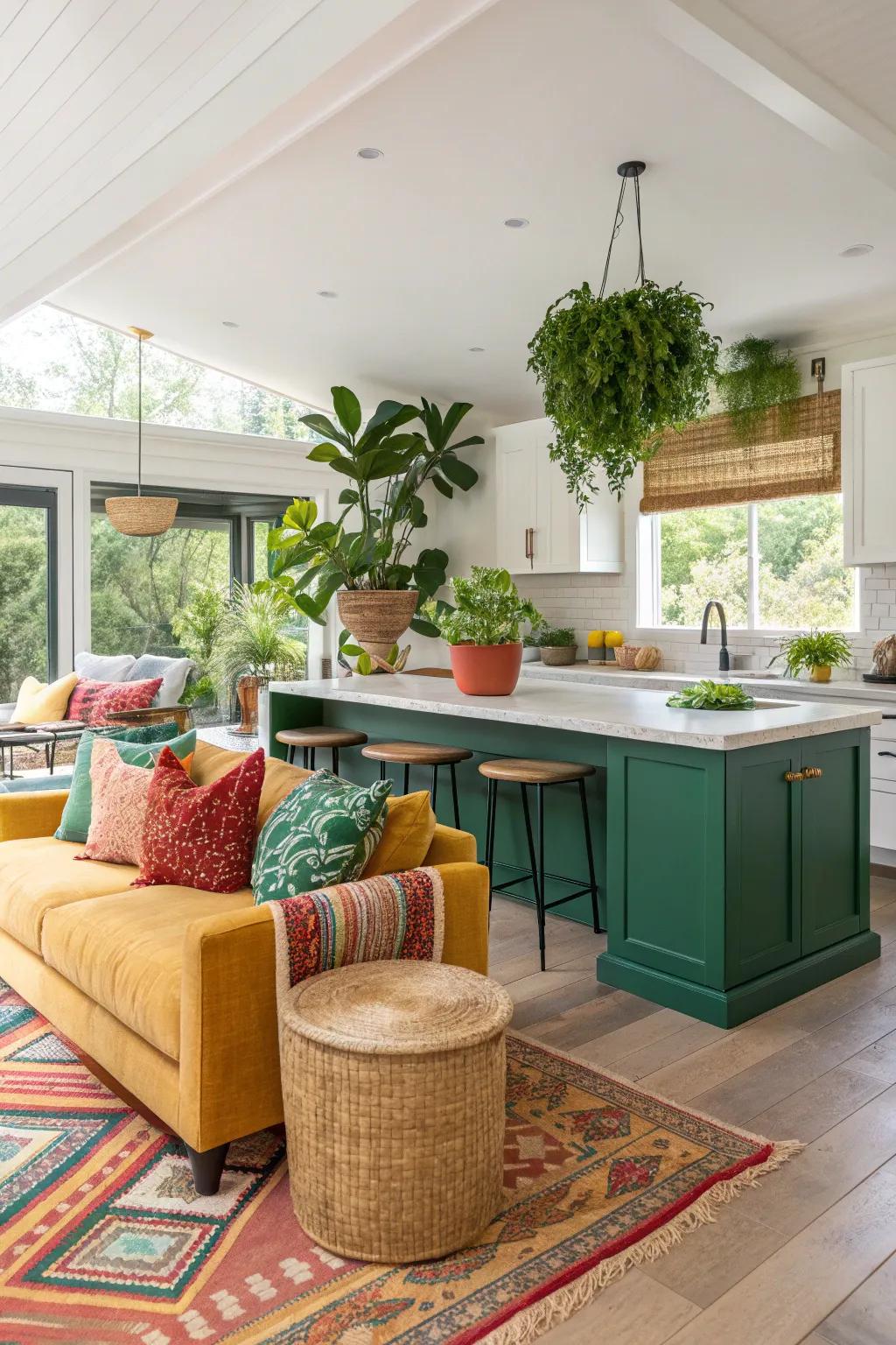 Bring nature inside with houseplants that add life and warmth. 🌿 #IndoorPlants #NatureLovers #HomeVibes