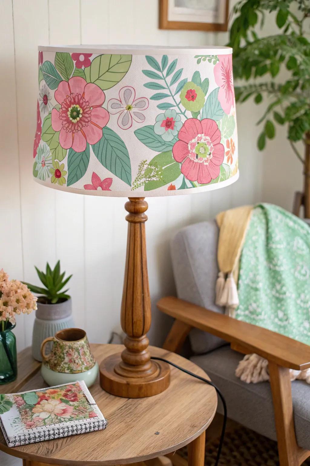 Brighten up any space with floral stickers that create a blooming effect. 🌸 #FloralDecor #BloomingStyle