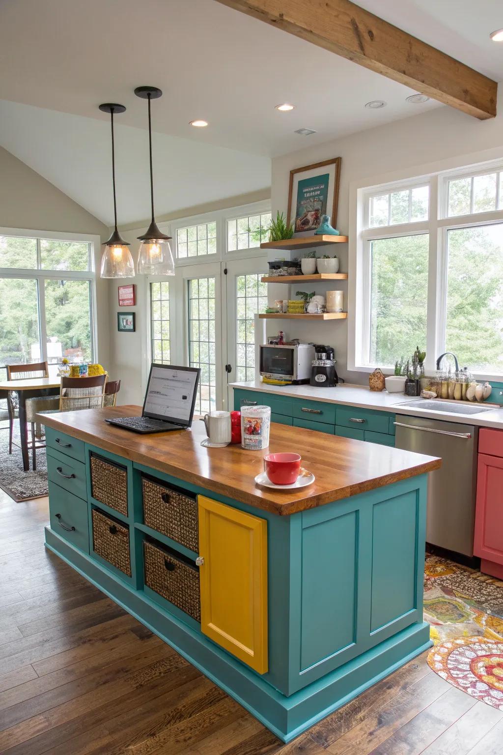 Make your kitchen work for you with a multi-functional space. ☕ #MultiFunctional #KitchenDesign #HomeInspiration