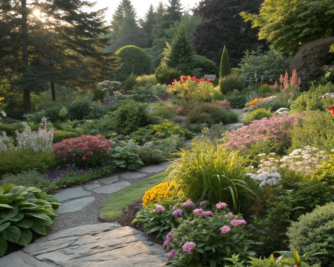 A high-reward garden integrates structured plant layers for year-round beauty.