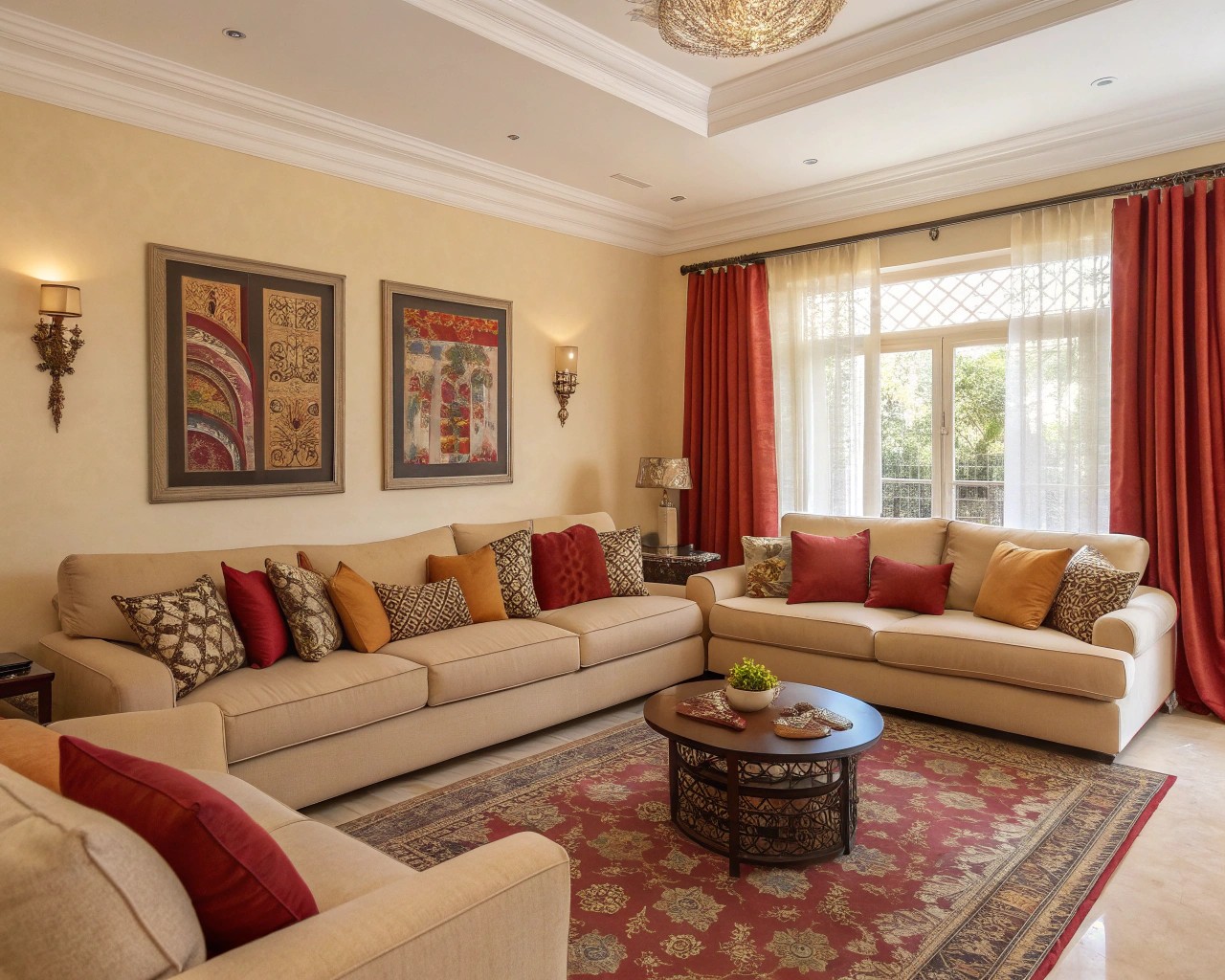 Achieve color balance in home design with the 60-30-10 rule.