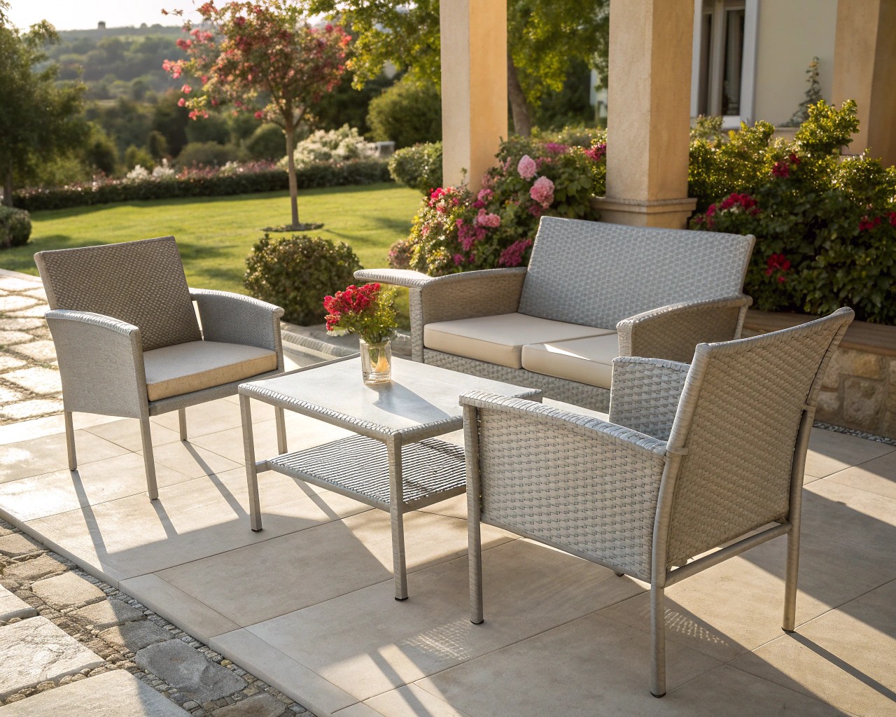 Choosing weather-resistant materials ensures long-lasting outdoor furniture.