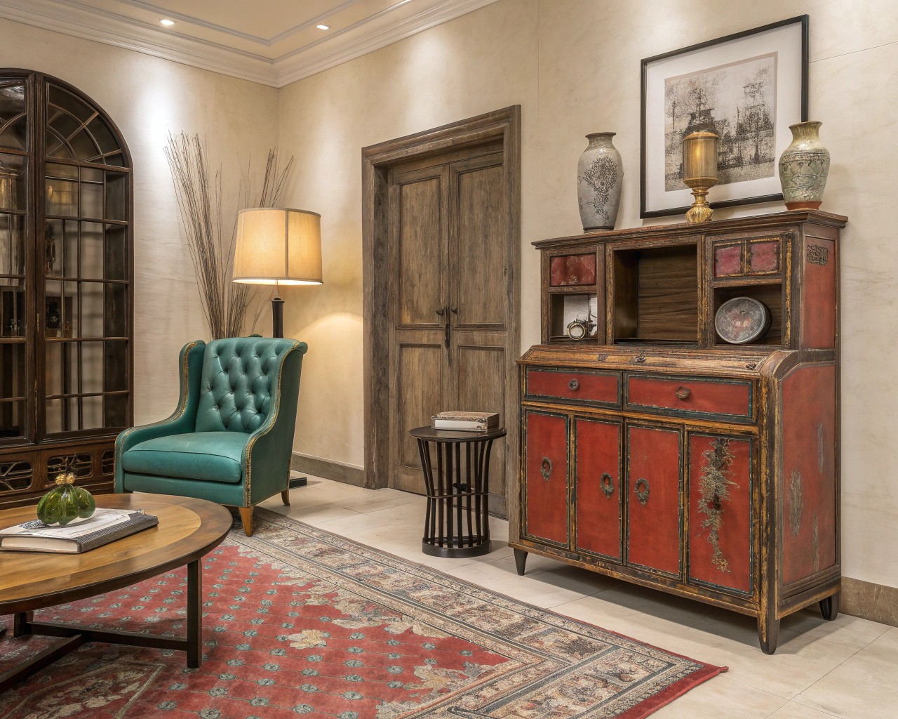 Identifying anchor pieces helps set the tone and cohesion in mixed-style interiors.