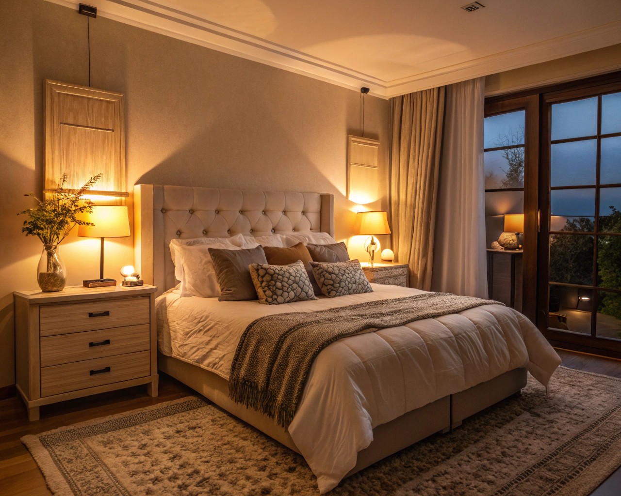 Optimize your sleep environment with proper lighting and air quality for restorative rest.