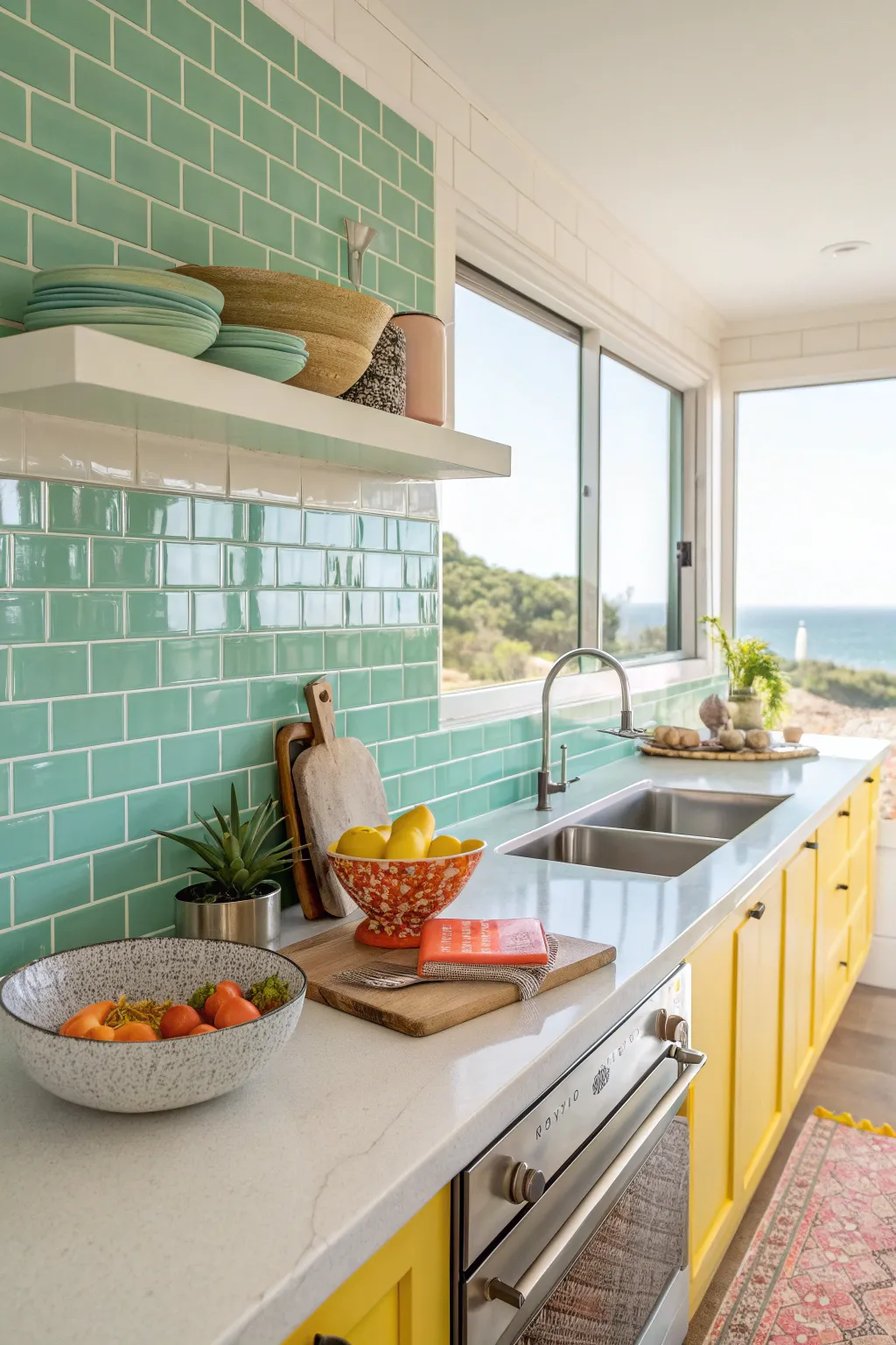 18+ Inspiring Green Kitchen Backsplash Ideas
