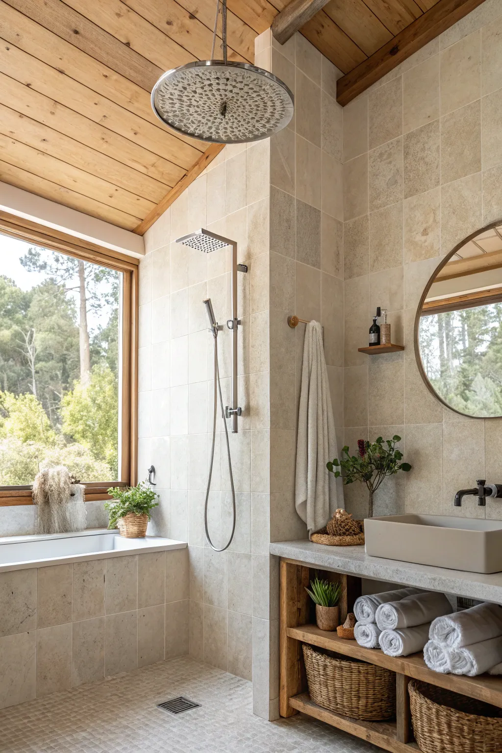 20+ Inspiring Ceiling Shower Head Ideas