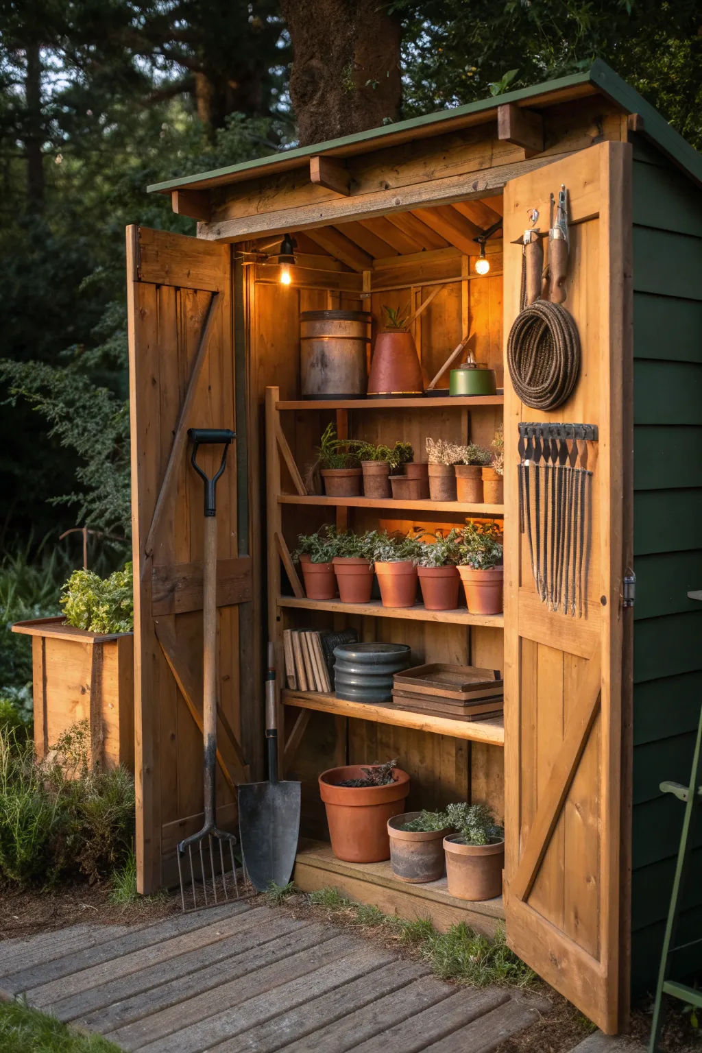 18+ Clever Garden Tool Storage Ideas