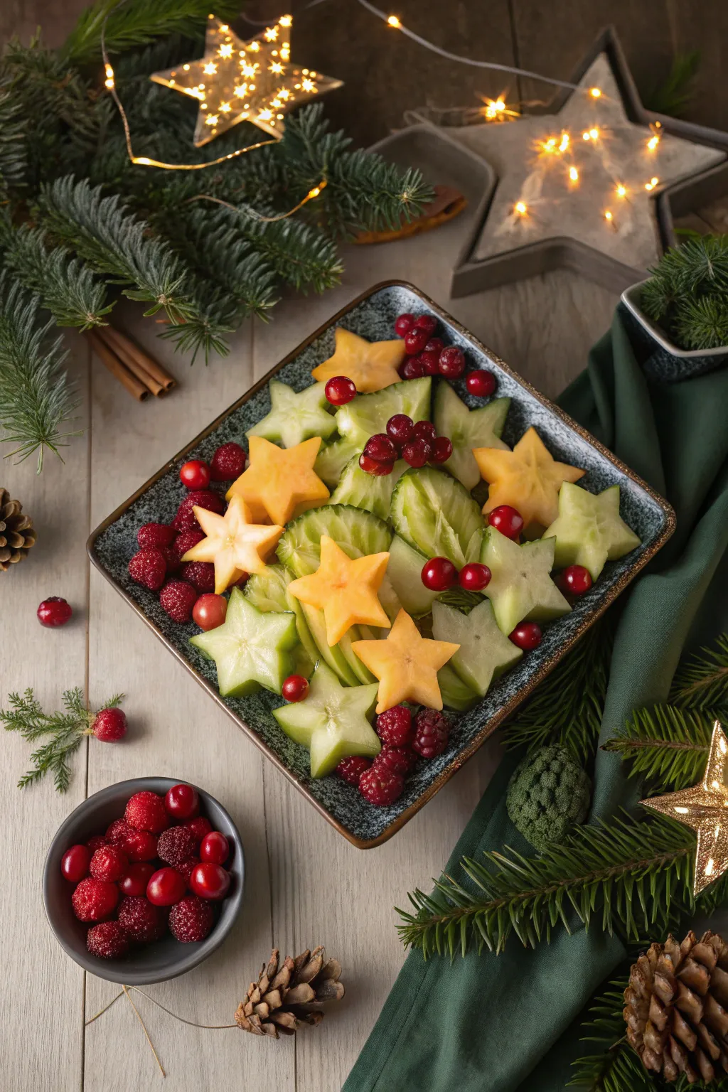 15+ Creative Christmas Fruit Tray Ideas
