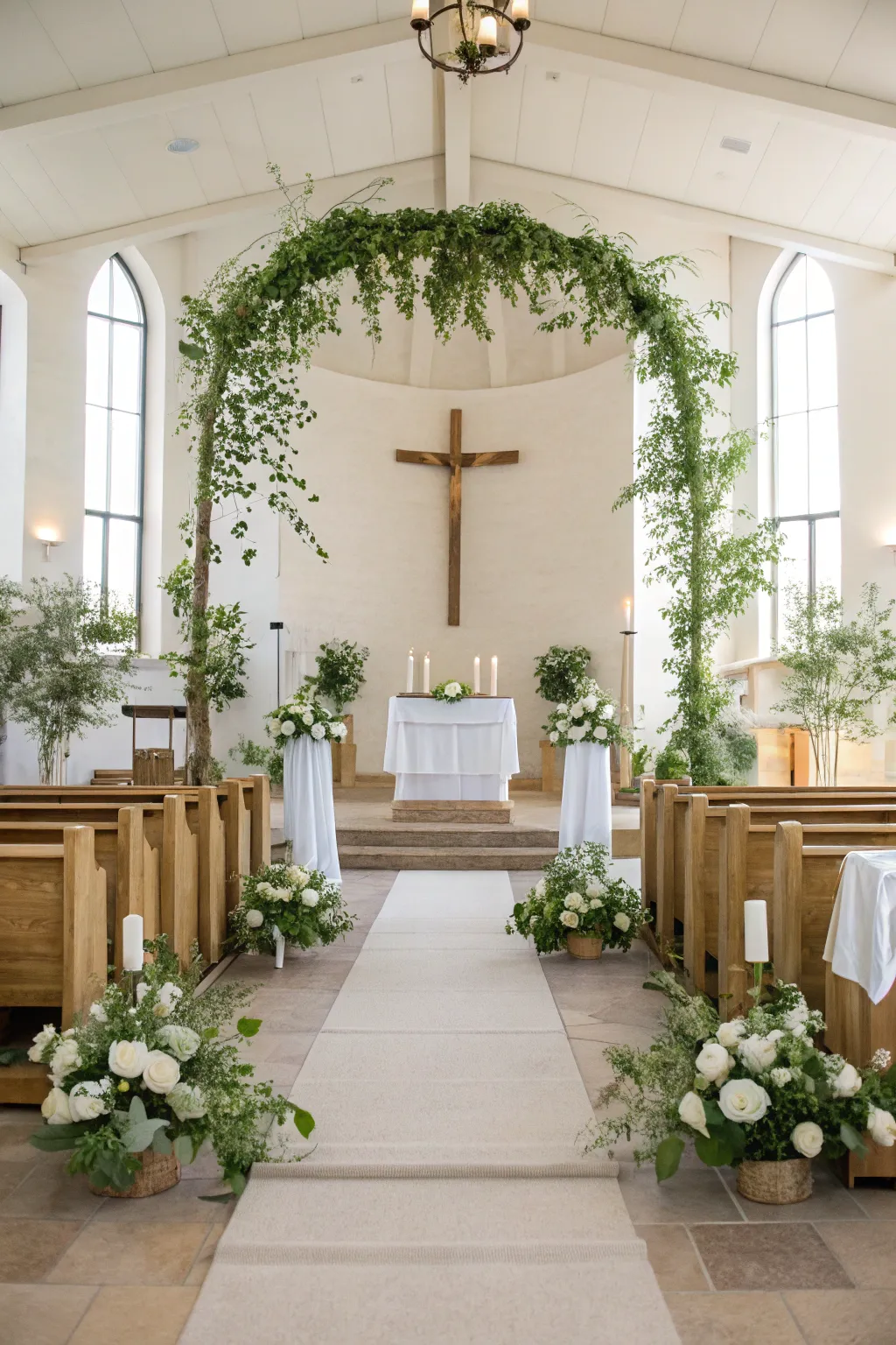 16+ Elegant Wedding Church Decoration Ideas