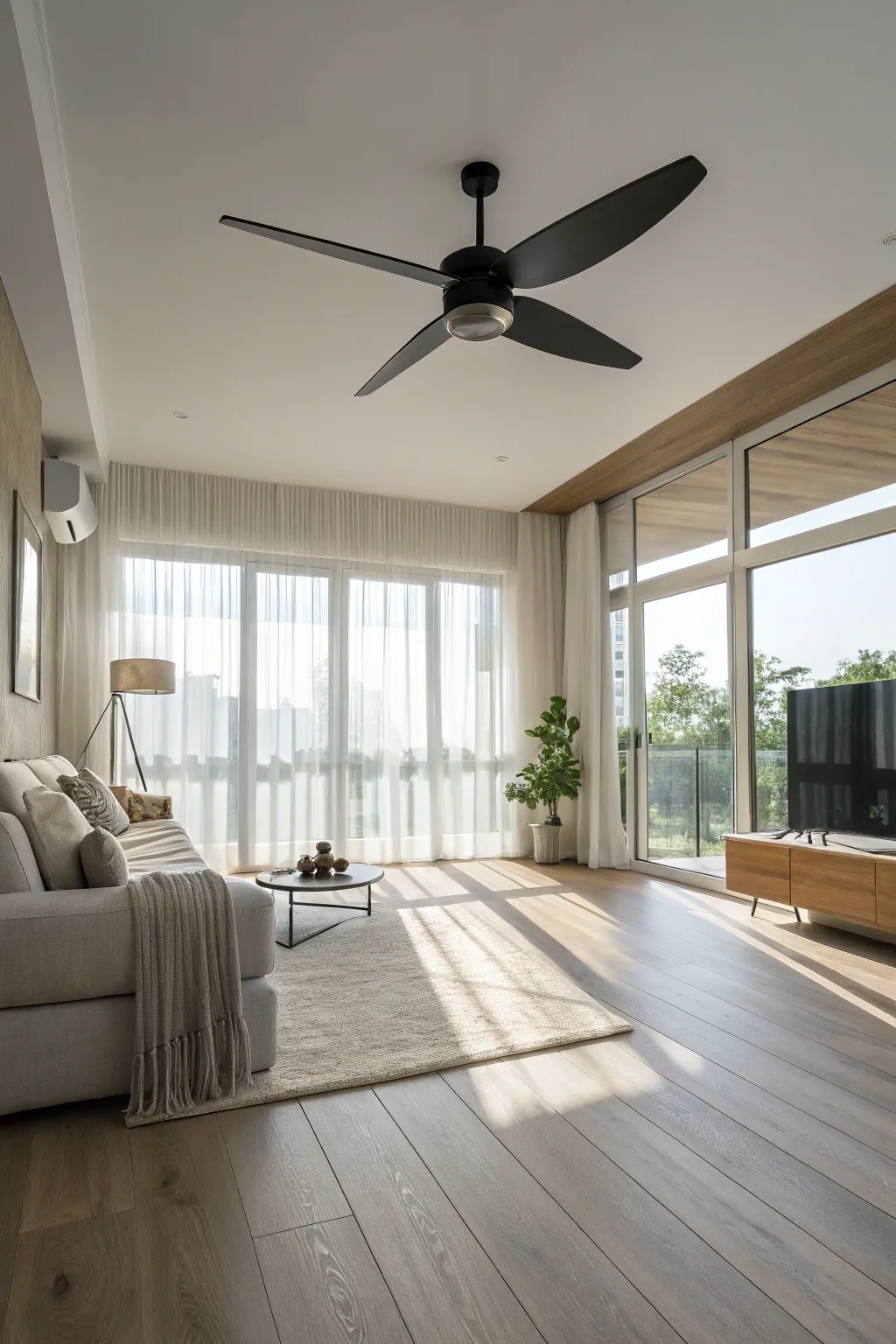 15+ Stylish Living Room Ceiling Fan Ideas