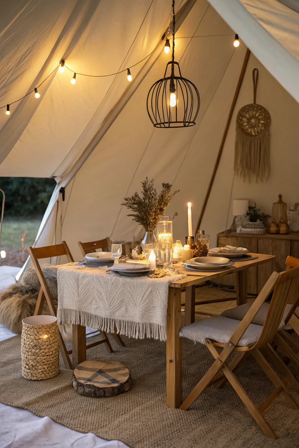 18+ Creative Tent Lighting Ideas for Cozy Ambiance