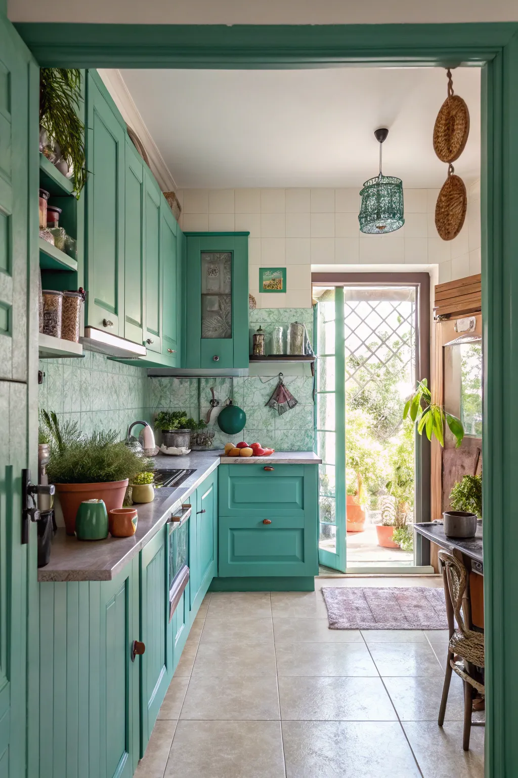 16+ Fresh Green Kitchen Paint Color Ideas
