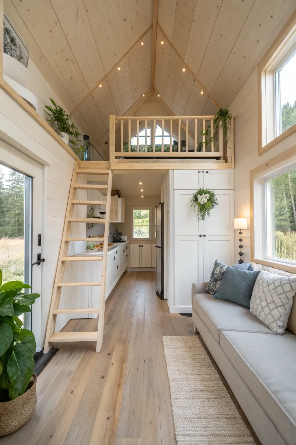 17+ Inspiring Tiny House Loft Ideas