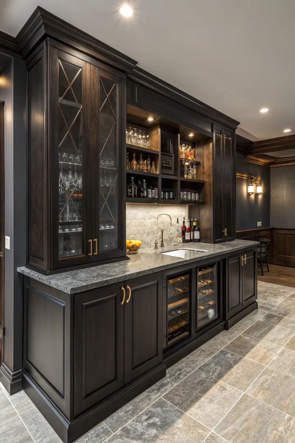 18+ Stunning Black Wet Bar Ideas for Your Home