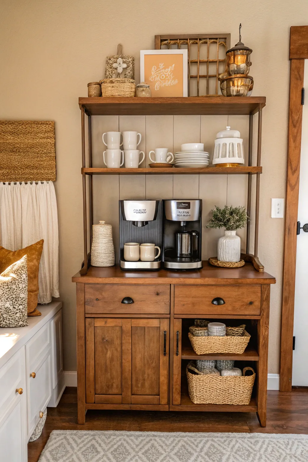 18+ Cozy Bedroom Coffee Bar Ideas