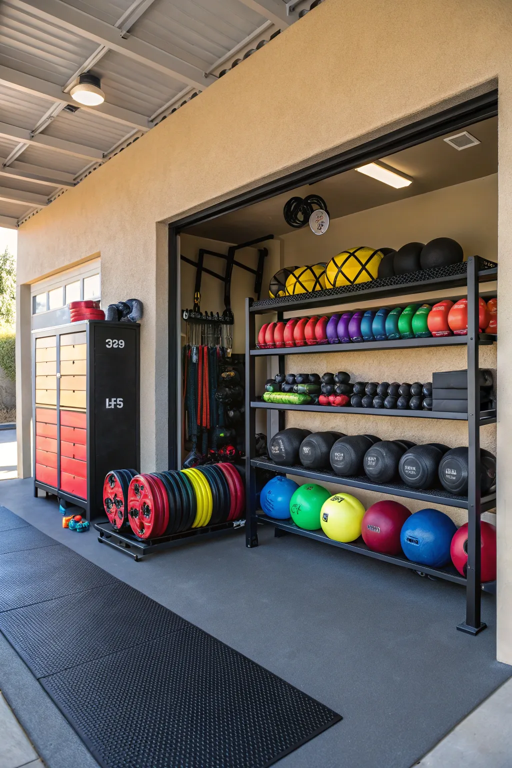 15+ Smart Garage Gym Organization Ideas