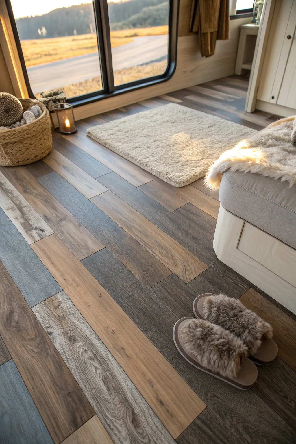 16+ Cozy Cabin Flooring Ideas for a Warm Retreat