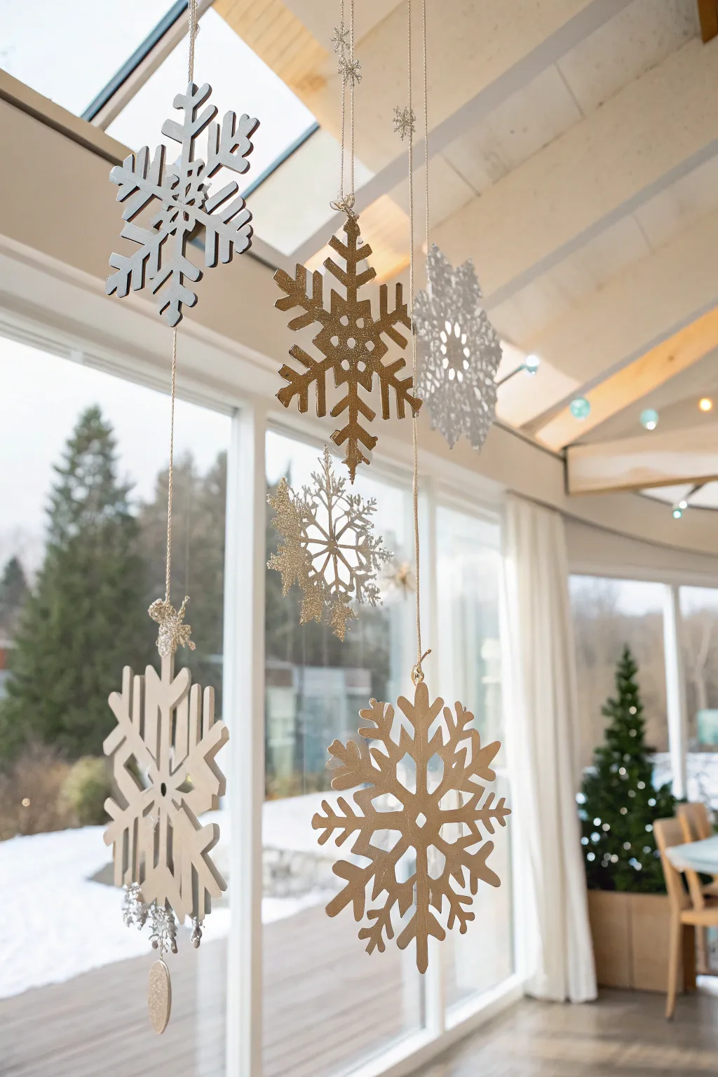 15+ Creative Ceiling Christmas Ornament Ideas