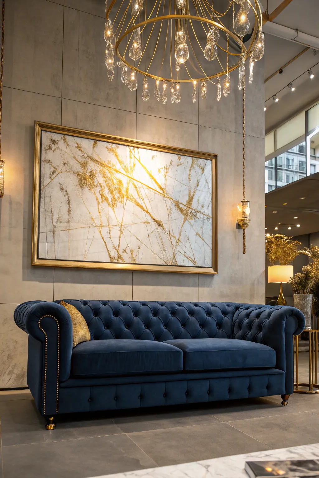 18+ Stylish Modern Chesterfield Sofa Living Room Ideas