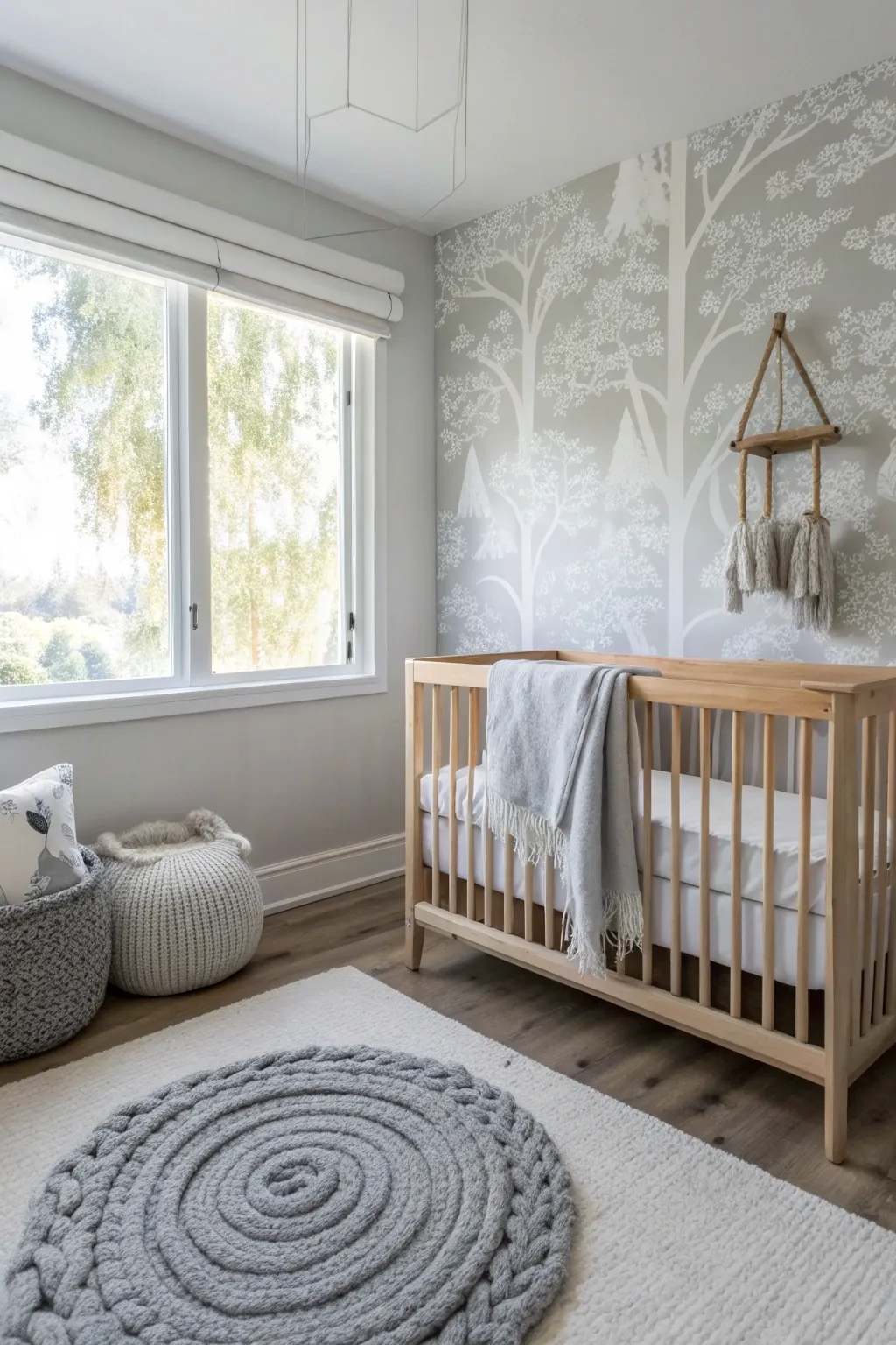 20+ Stylish Grey & White Nursery Ideas