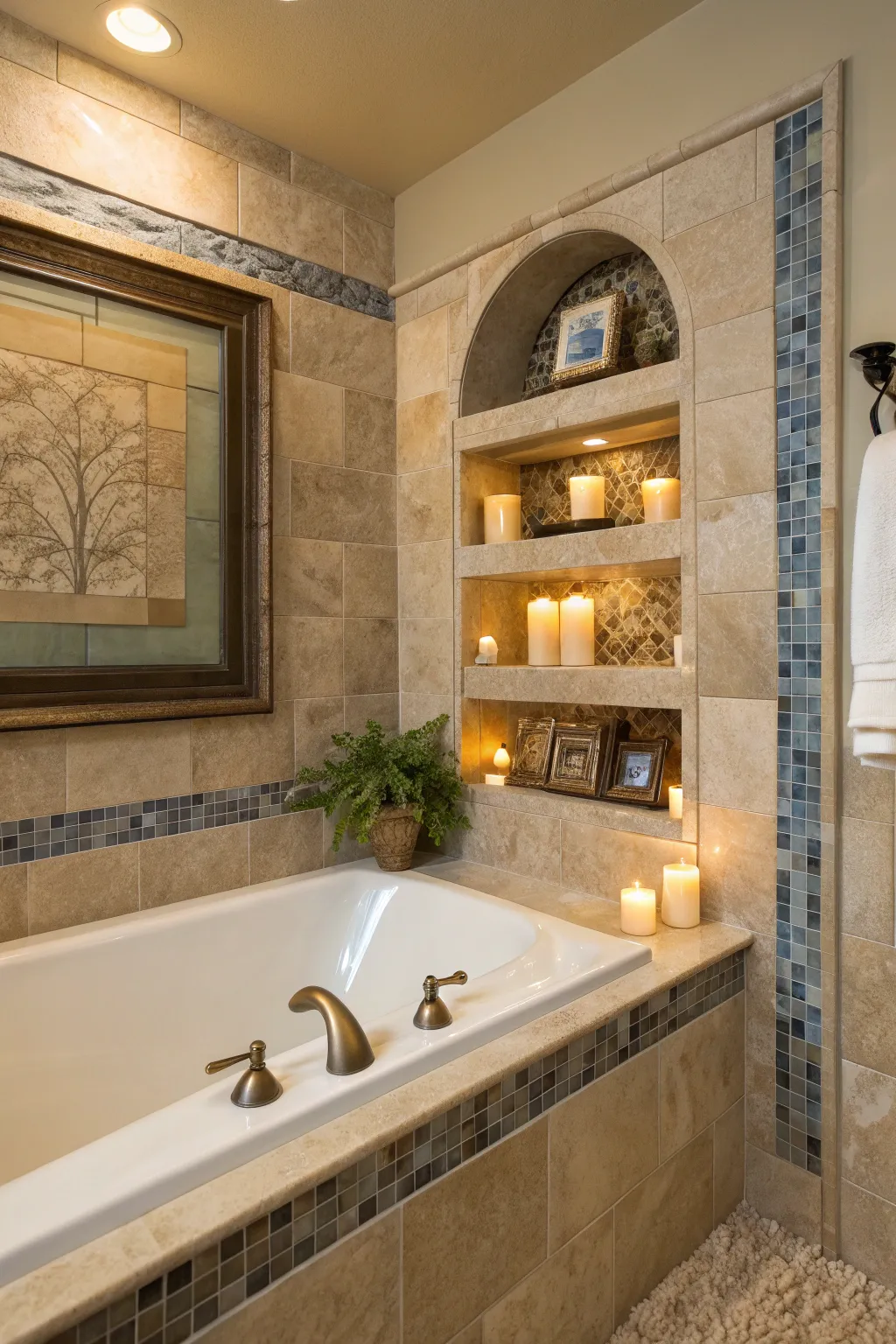 17+ Stylish Bathtub Backsplash Ideas