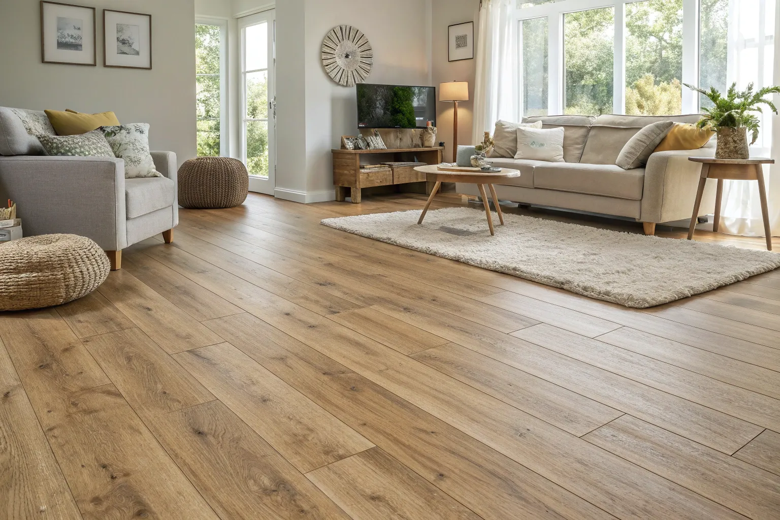 18+ Inspiring Laminate Flooring Ideas for Your Living Room