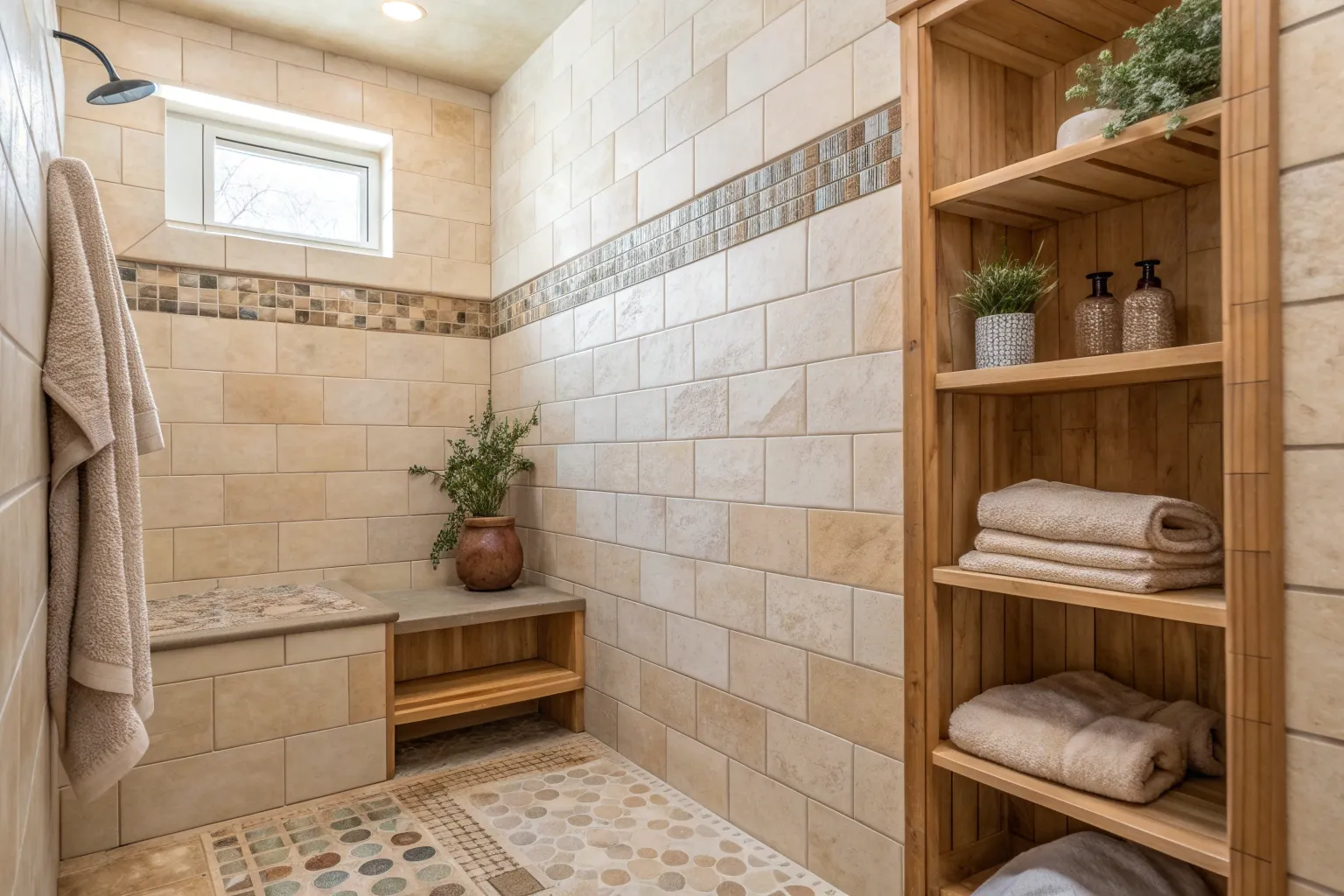 16+ Stylish Yet Affordable Shower Tile Ideas